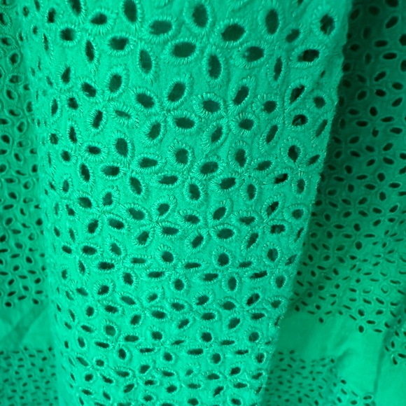 ON 34th green eyelet midi dress - Picture 6 of 6